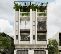 Nhà mới đẹp 4 x 13m tại Quận Tân Phú , Phong cách hiện đại - Modern 