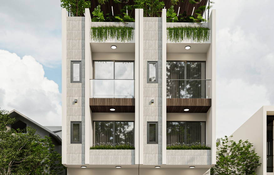 Nhà mới đẹp 4 x 13m tại Quận Tân Phú , Phong cách hiện đại - Modern 
