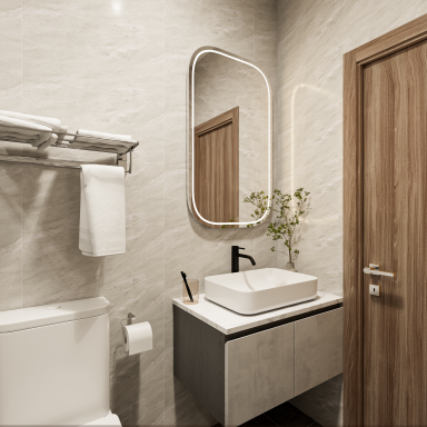 Nhà mới đẹp 4 x 13m tại Quận Tân Phú , Phong cách hiện đại - Modern 