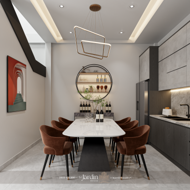 Nhà mới đẹp 4 x 13m tại Quận Tân Phú , Phong cách hiện đại - Modern 