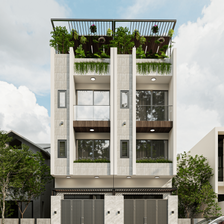 Nhà mới đẹp 4 x 13m tại Quận Tân Phú , Phong cách hiện đại - Modern 