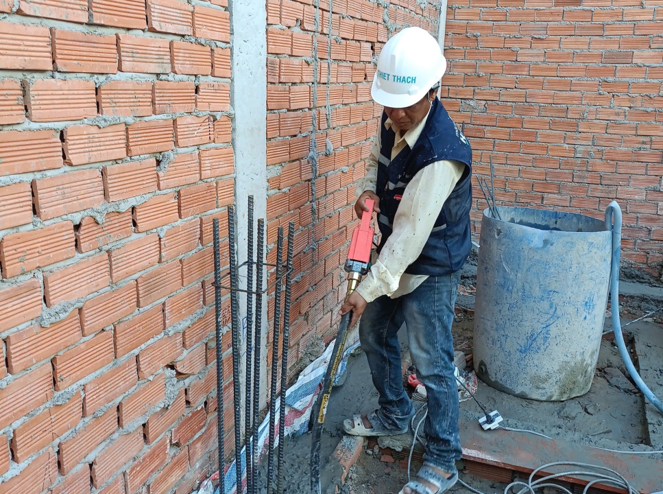 Tiến độ thi công ngày 19/04